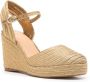 Castañer Carolyn espadrilles met sleehak Goud - Thumbnail 2