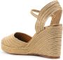 Castañer Carolyn espadrilles met sleehak Goud - Thumbnail 3