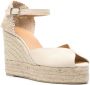 Castañer Bianca 105 espadrilles van raffia Beige - Thumbnail 2