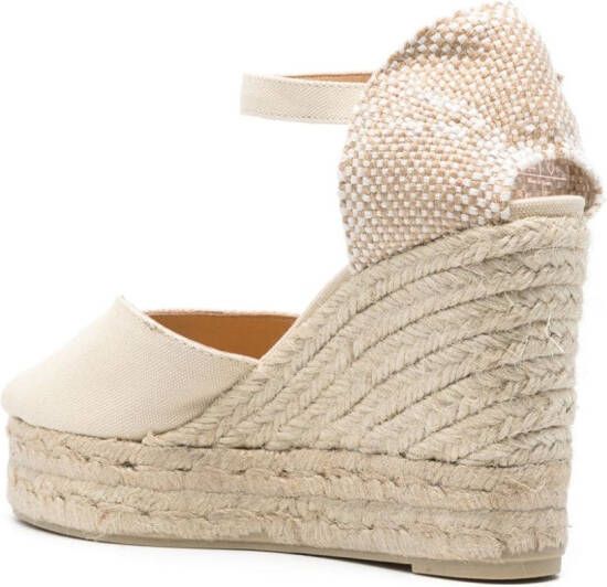 Castañer Bianca 105 espadrilles van raffia Beige