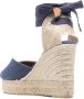 Castañer Bilina espadrilles met sleehak Blauw - Thumbnail 3