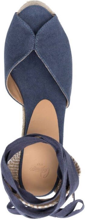 Castañer 105 mm Bilina espadrilles Blauw