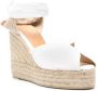 Castañer 105 mm Bilina espadrilles met sleehak Wit - Thumbnail 2