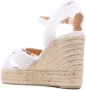 Castañer 110 mm Bromelia espadrilles met sleehak Wit - Thumbnail 3