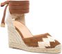 Castañer Cande espadrilles met sleehak Bruin - Thumbnail 2