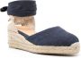 Castañer Carina espadrilles met sleehak Blauw - Thumbnail 2