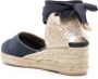 Castañer Carina espadrilles met sleehak Blauw - Thumbnail 3