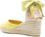 Castañer Carina espadrilles met sleehak Groen - Thumbnail 3