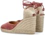 Castañer Carina 80 mm suède espadrilles Rood - Thumbnail 3