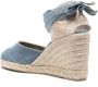 Castañer Carina espadrilles met sleehak Blauw - Thumbnail 3