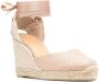 Castañer Carina espadrilles met sleehak Roze - Thumbnail 2