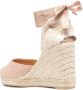 Castañer Carina espadrilles met sleehak Roze - Thumbnail 3