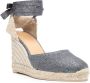 Castañer 90 mm Carina espadrilles Grijs - Thumbnail 2