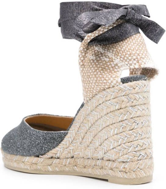 Castañer 90 mm Carina espadrilles Grijs
