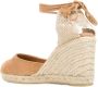 Castañer 95 mm Carina suède espadrilles Beige - Thumbnail 3