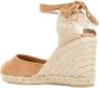 Castañer Carina espadrilles met sleehak Beige - Thumbnail 3