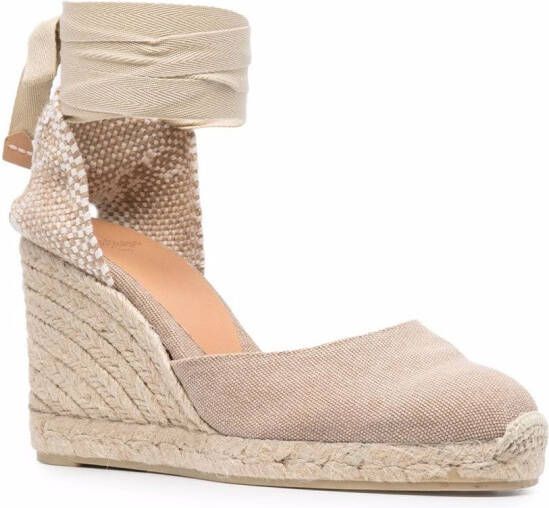 Castañer 90 mm Carina espadrilles Beige