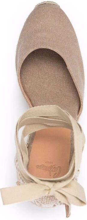 Castañer 90 mm Carina espadrilles Beige