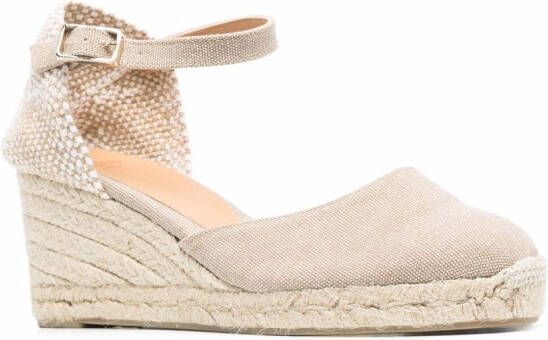 Castañer 75 mm Carol espadrilles Beige