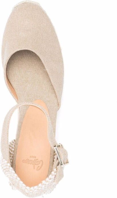Castañer 75 mm Carol espadrilles Beige