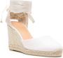 Castañer Carina espadrilles met sleehak Wit - Thumbnail 2