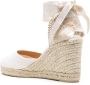 Castañer Carina espadrilles met sleehak Wit - Thumbnail 3