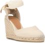 Castañer Carina sandalen met sleehak Beige - Thumbnail 2