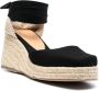 Castañer Carina sandalen met sleehak Zwart - Thumbnail 2