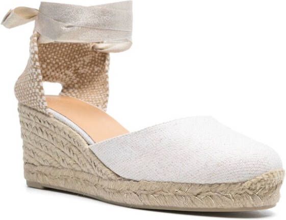 Castañer Carina 6 032 70mm espadrilles Wit