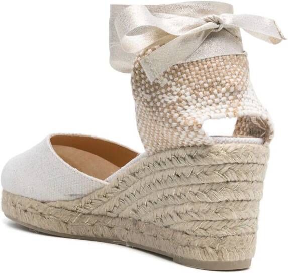 Castañer Carina 6 032 70mm espadrilles Wit