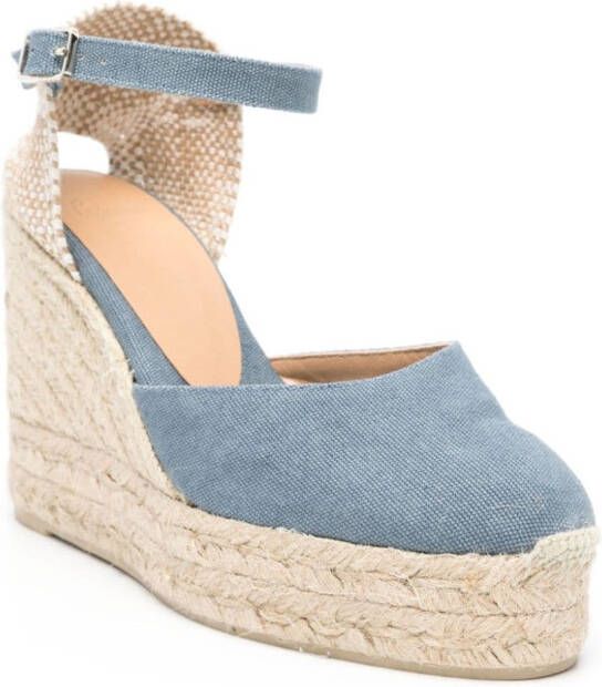 Castañer Carol 110mm espadrilles Blauw