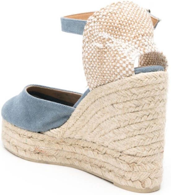 Castañer Carol 110mm espadrilles Blauw