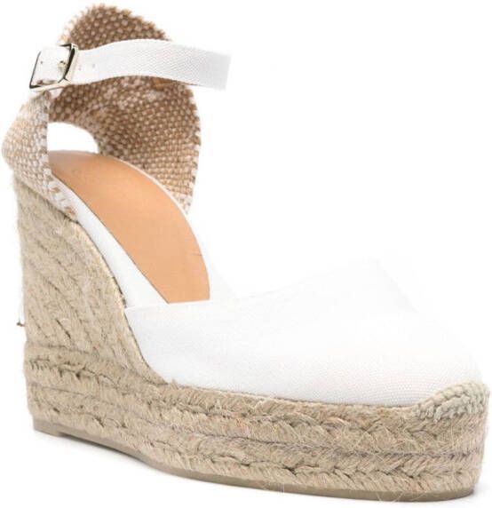 Castañer Carol 110mm espadrilles Wit