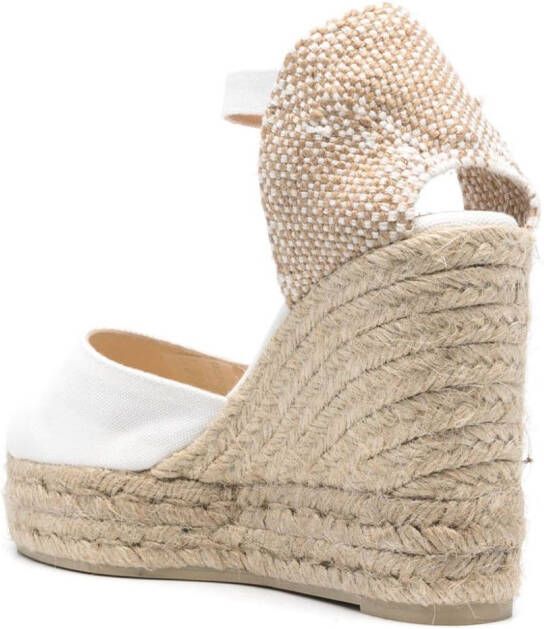 Castañer Carol 110mm espadrilles Wit