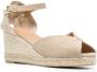 Castañer Carol espadrilles met sleehak Beige - Thumbnail 2