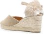 Castañer Carol espadrilles met sleehak Beige - Thumbnail 3