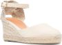 Castañer Carol espadrilles met sleehak Beige - Thumbnail 2