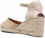Castañer Carol espadrilles met sleehak Beige - Thumbnail 3