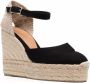 Castañer 115 mm Carol espadrilles Zwart - Thumbnail 2
