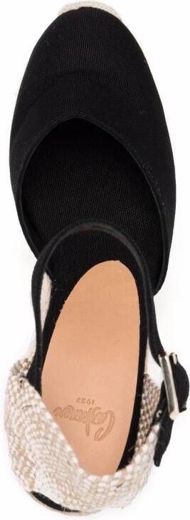 Castañer 115 mm Carol espadrilles Zwart