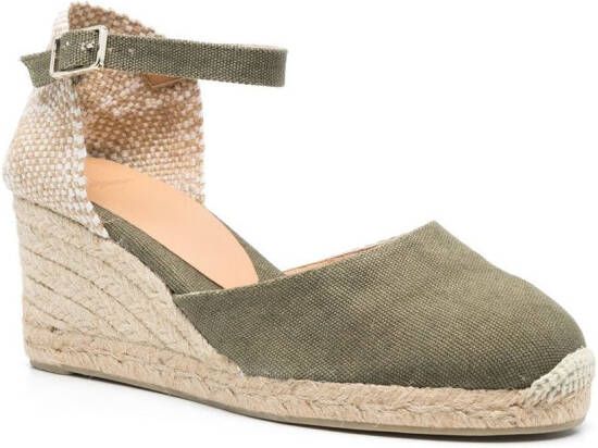 Castañer Carina espadrilles Groen