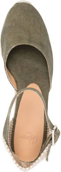Castañer Carina espadrilles Groen