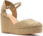 Castañer Carolyn espadrilles met sleehak Goud - Thumbnail 2