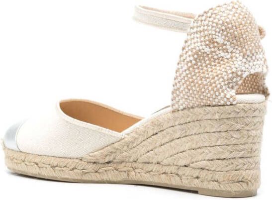 Castañer Caya espadrilles met glitter Beige