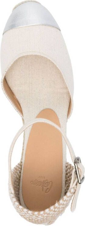 Castañer Caya espadrilles met glitter Beige