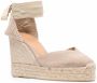 Castañer Chiara espadrilles met sleehak Beige - Thumbnail 2