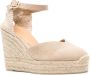 Castañer Chiara espadrilles met sleehak Beige - Thumbnail 2