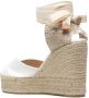 Castañer Chiara espadrilles met sleehak Wit - Thumbnail 3