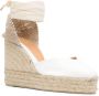 Castañer Chiara espadrilles met sleehak Wit - Thumbnail 2