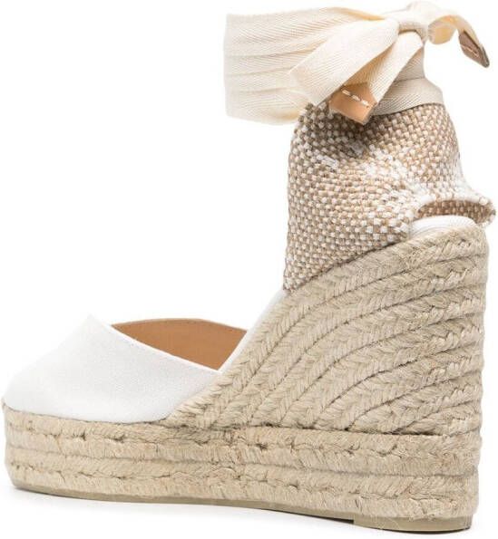 Castañer Chiara espadrilles met sleehak Wit